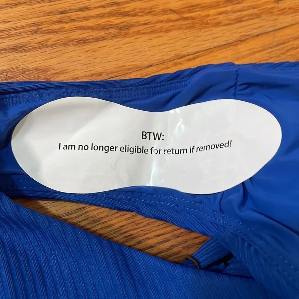 Andie The Marco One Piece LT Rib Swimsuit Mazarine Size S Tall‎ NWT - Image 7