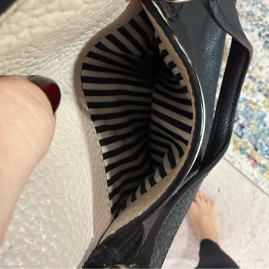 Kate Spade Jackson Street Hayley Color Block Pebbled Leather Satchel - Image 9