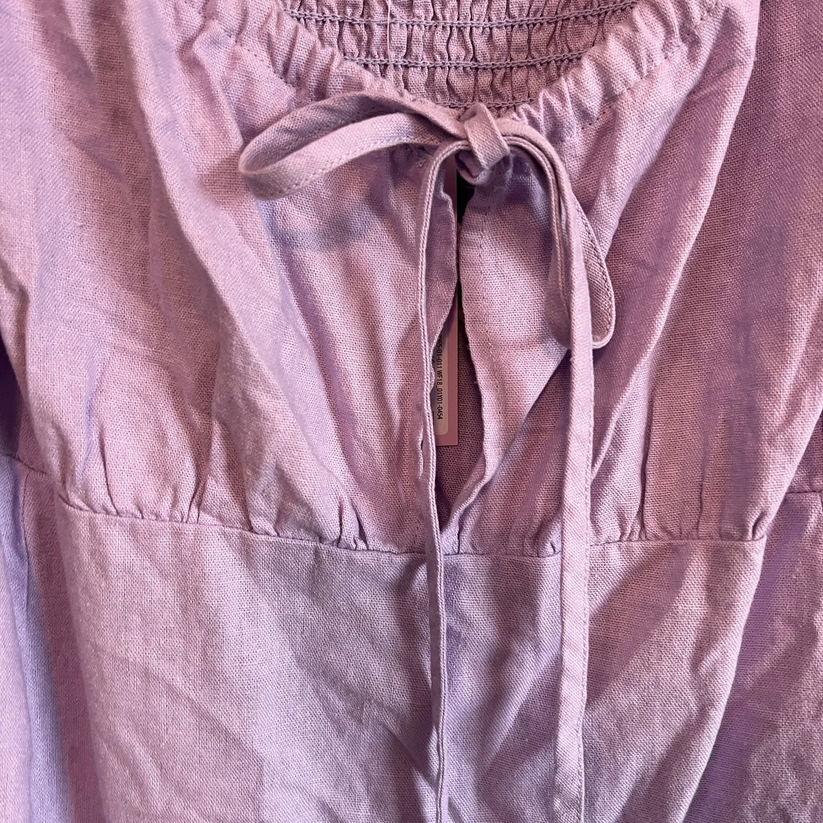 Wild Fable Women's Plus Size Lavender Ruched Linen Slip Dress - Size 3X - NWT - Image 9