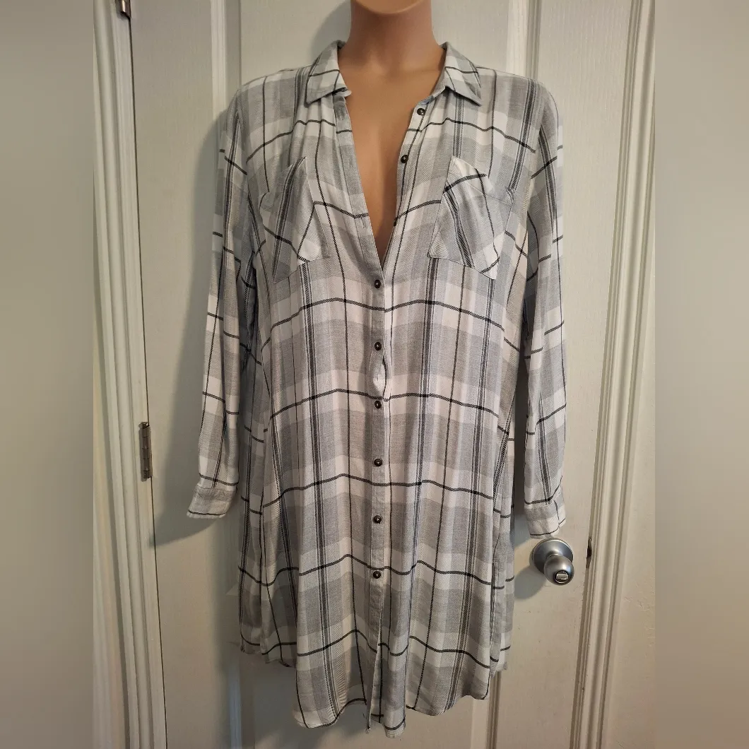 Maurices XL Plaid Button-Down Shirt NWOT - Image 2