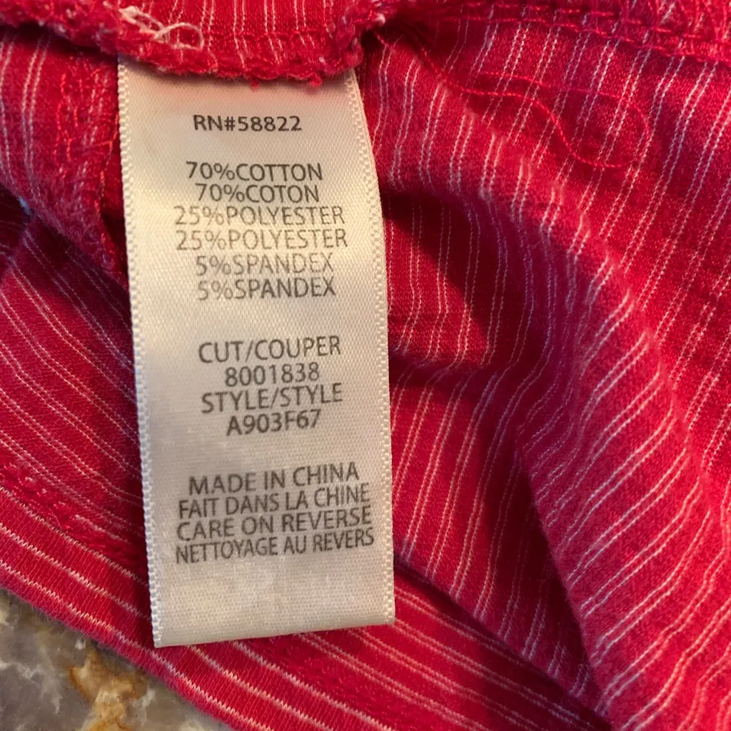 Max Studio Dress Womens Sleeveless Ruffle Short Smocked Waist Red L Large - Image 8