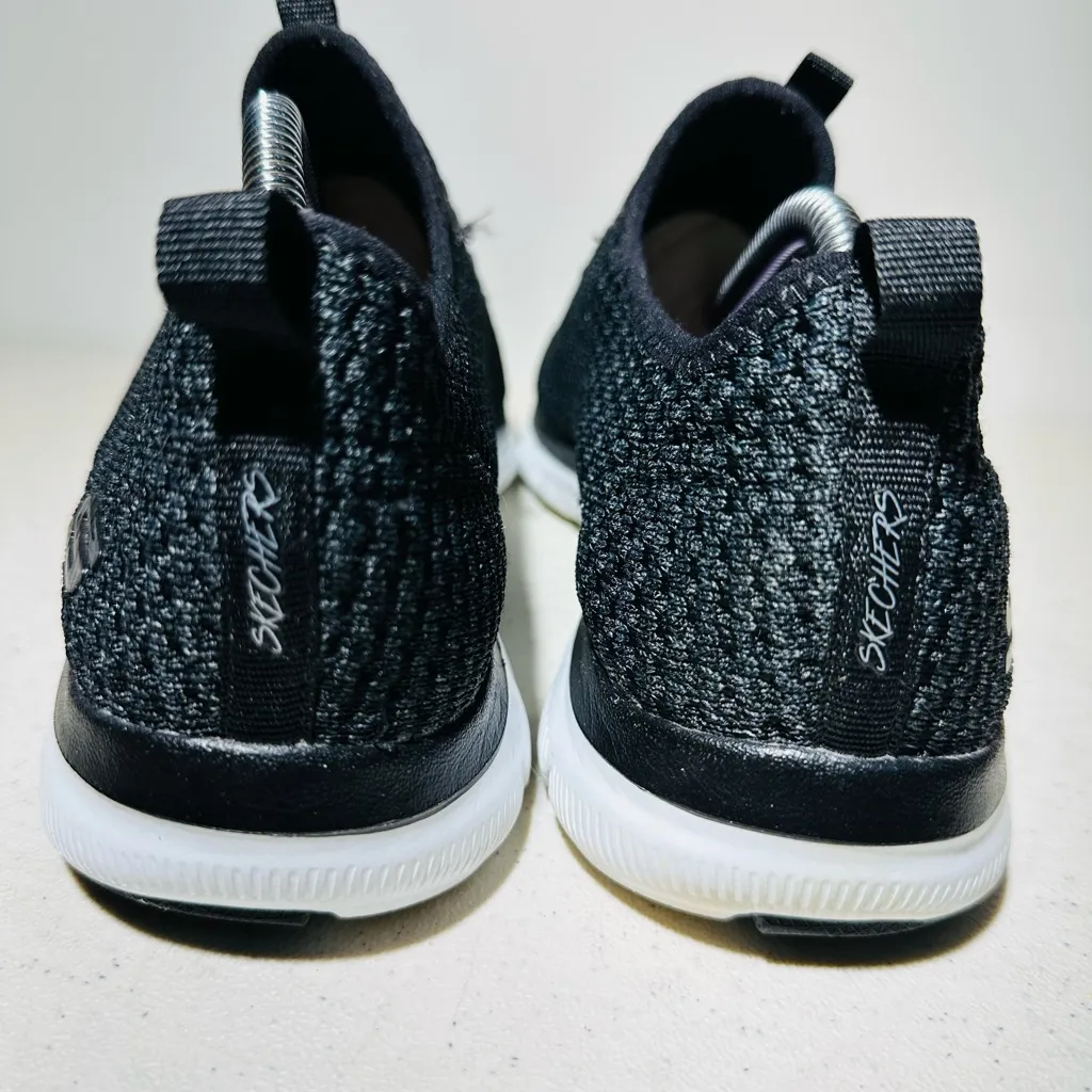 Skechers Women's Flex Appeal 2.0 Sneakers Shoes Black 12609 Size 8,5 - Image 5