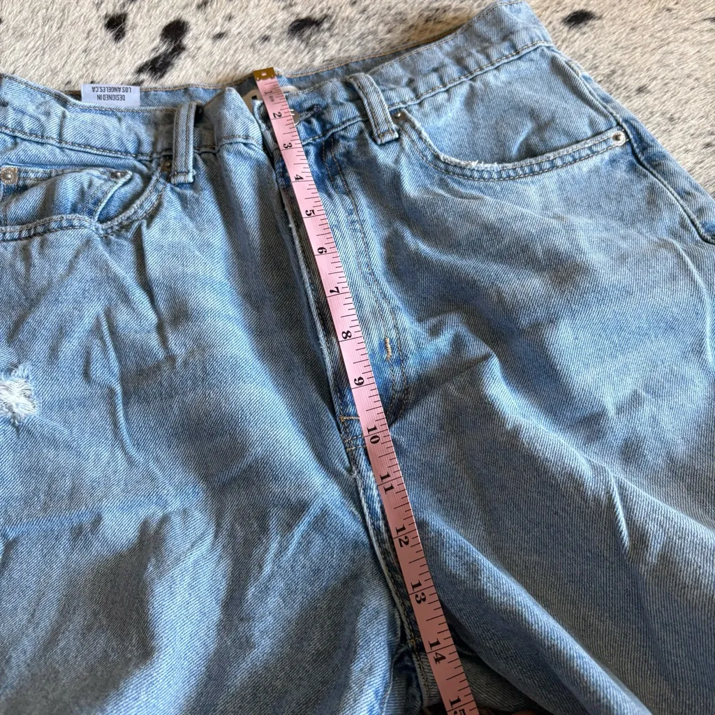 LOVERS‎ + FRIENDS Lennon Super High Rise Wide Leg Jeans SIZE 29 - Image 10