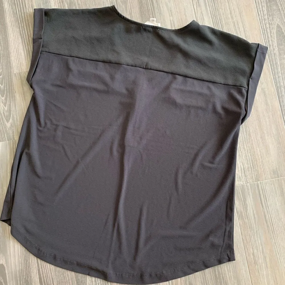 The Workshop Grey short sleeve top size M Gray Size L - Image 3