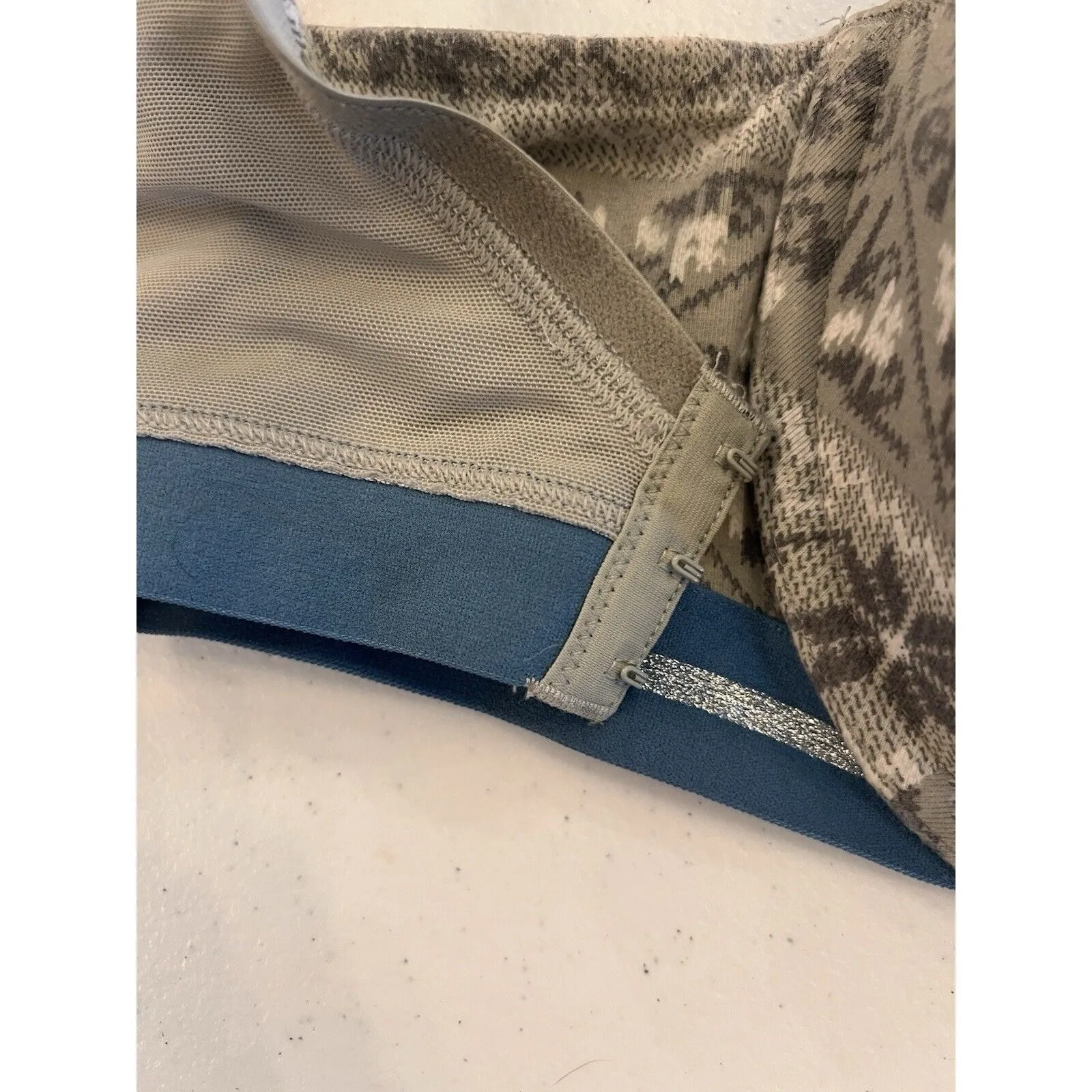 Cacique  Lane Bryant Bra 40DD BLUE GREY WINTER TSHIRT LINED - Image 3