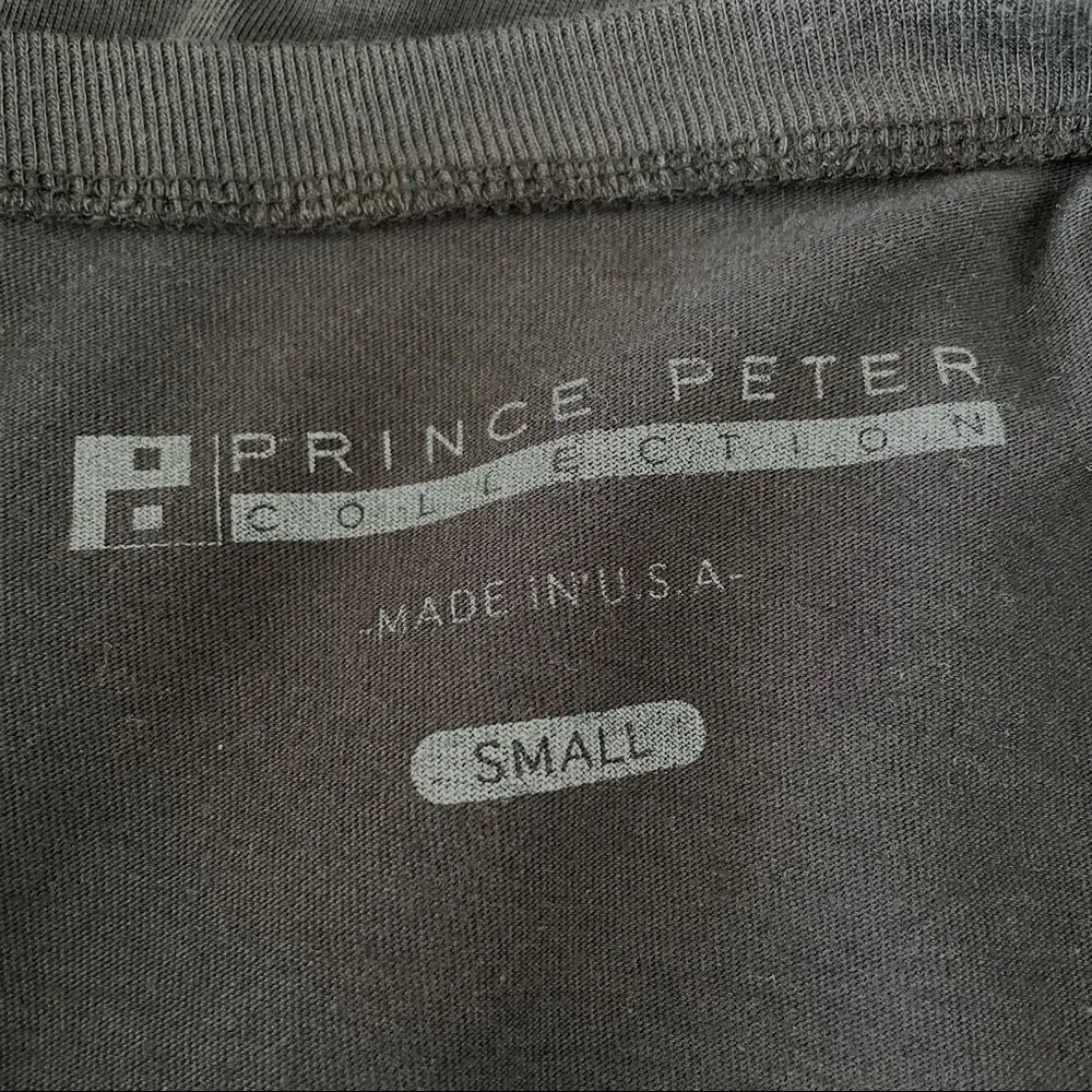 Prince Peter Collection black leopard tongue short sleeved graphic T shirt - Image 7