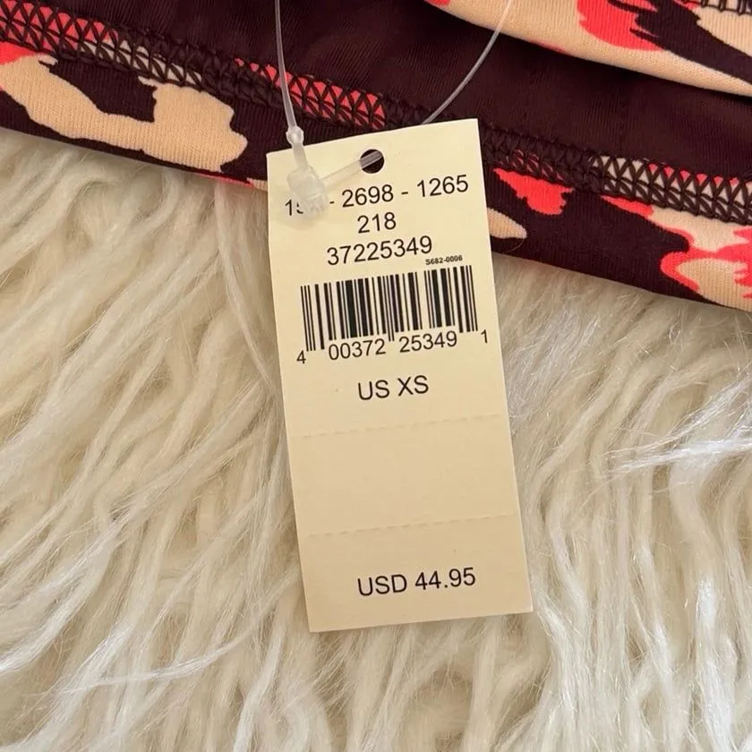 Aerie Goals Plunge Sports Bra Maplewood Size XS - Image 8