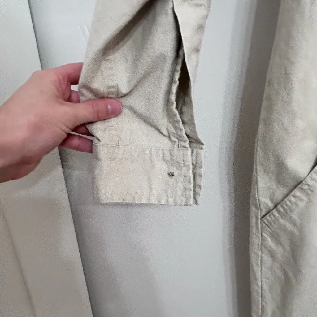 Vintage 1983 safari style khaki jumpsuit size small - Image 7