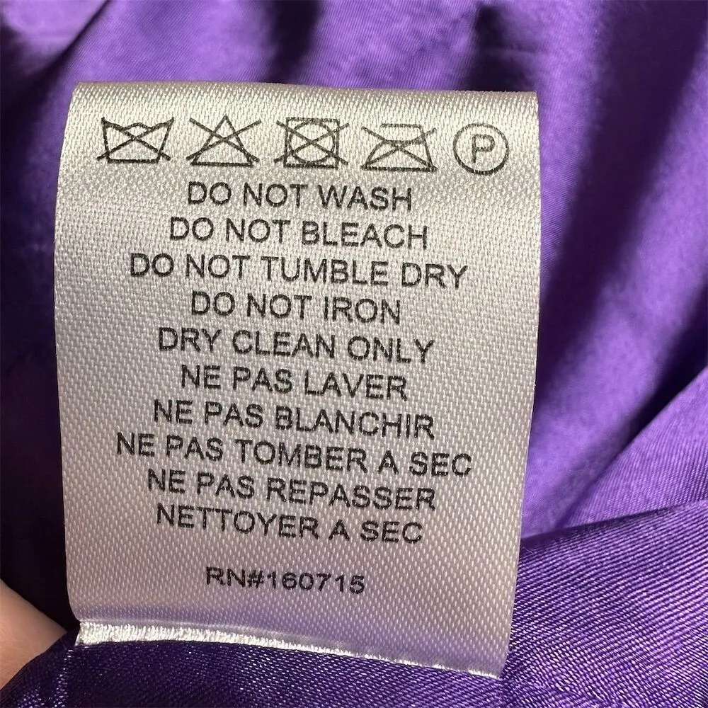 NWT Retrofete Janessa Dress Women's L Royal Purple Sleeveless Party Mini Bodycon Size L - Image 10