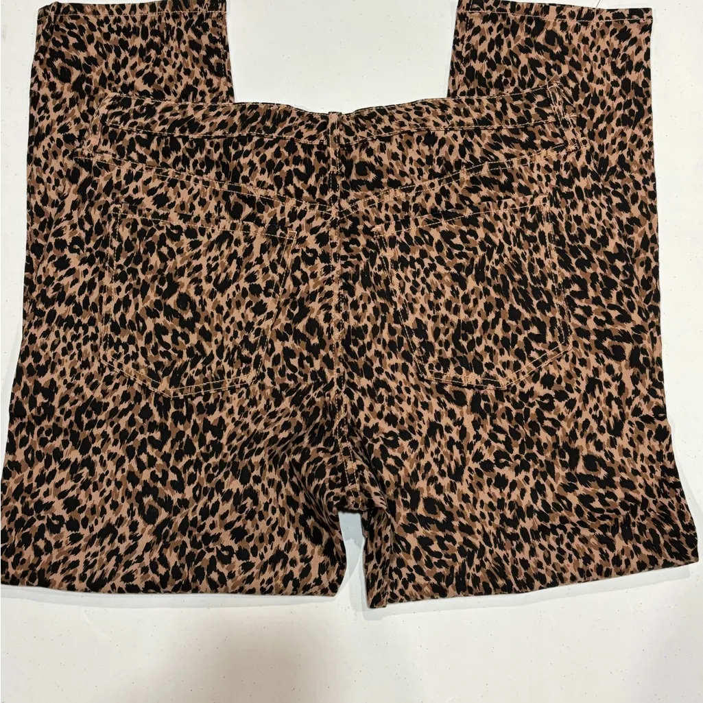 Terra & Sky Leopard Core Straight Denim, Straight Leg, Women’s Size 16 Plus - Image 5