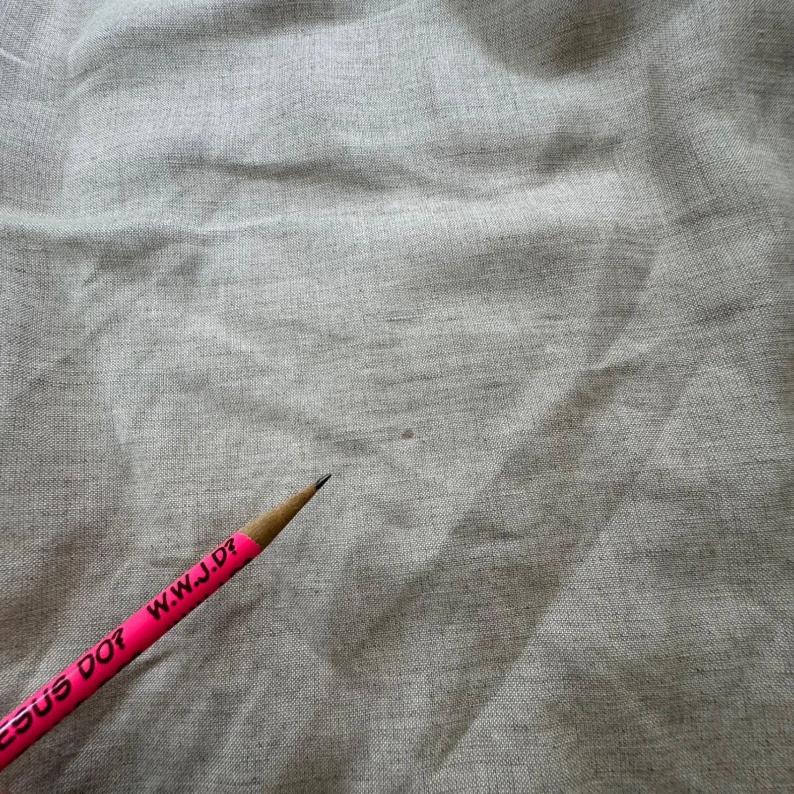 Laura Scott Linen Blend Button Down Shirt Midi Skirt Set Beige Embroidered Sz 12 - Image 14