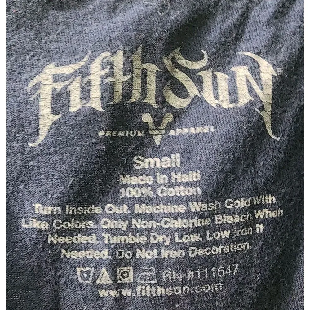 Fifth Sun Unisex Size S Suns Out‎ Guns Out Top Sleeveless Black - Image 2