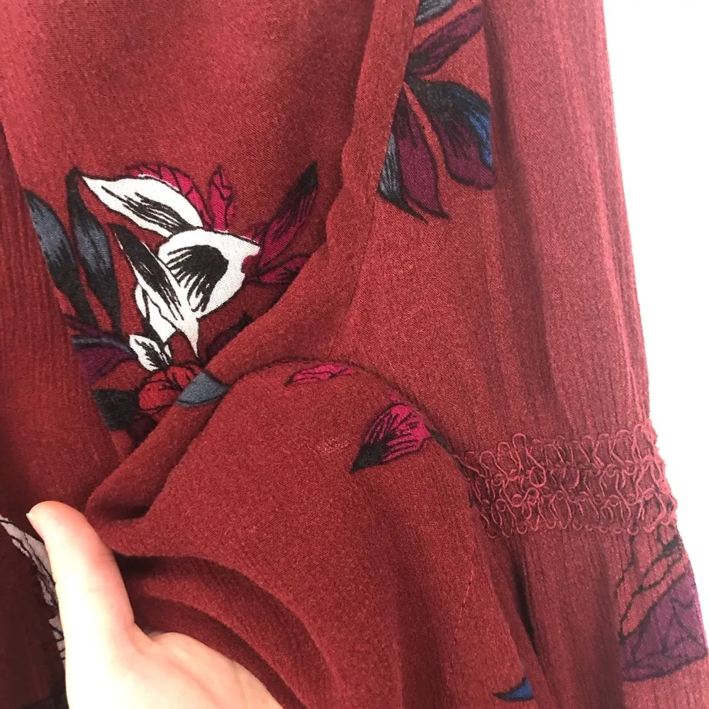 Free People  Electric Orchid Print Swing Tunic - Image 8