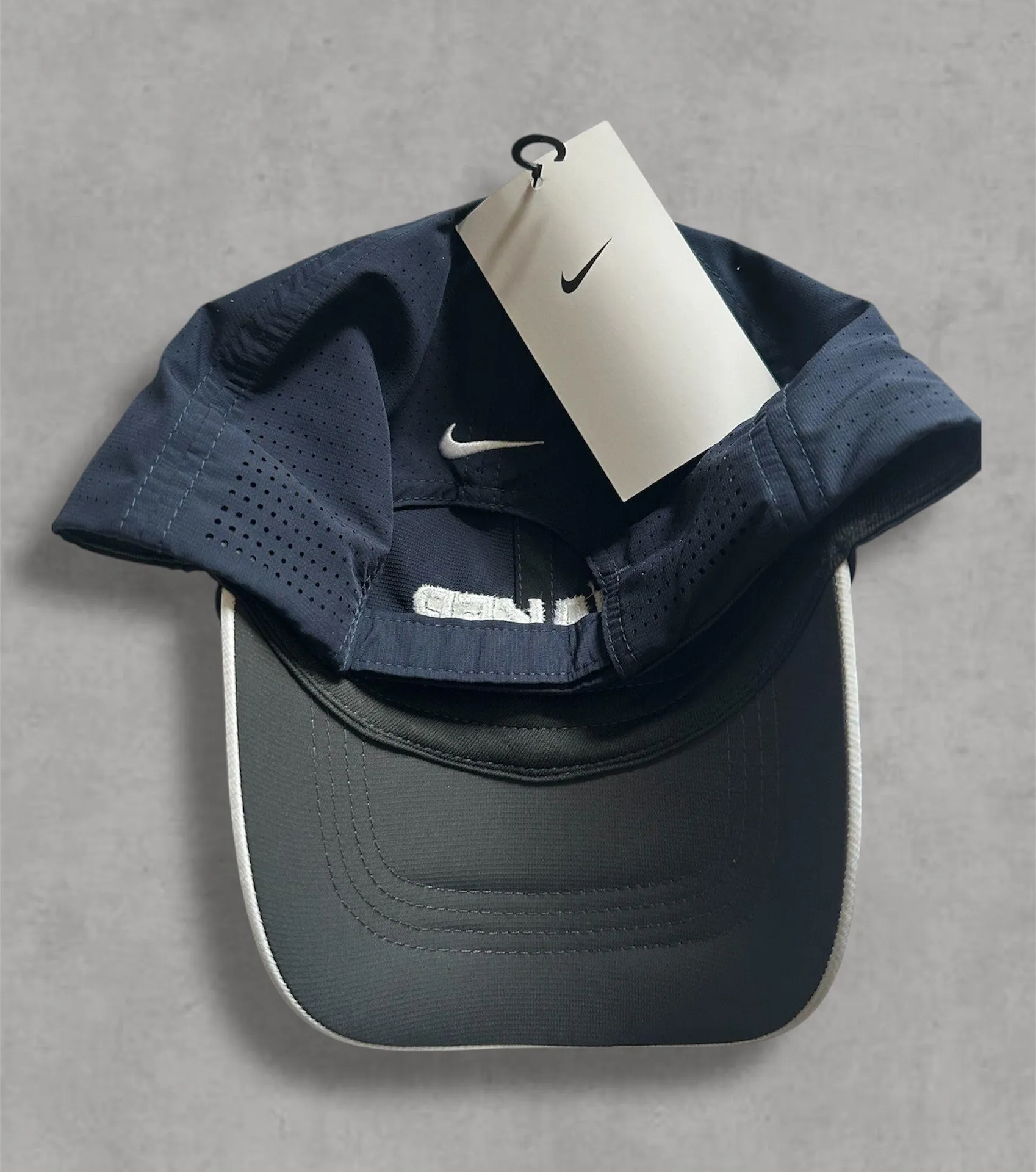 Vintage Navy  Dri-Fit Cap w/ White Accents - Image 3