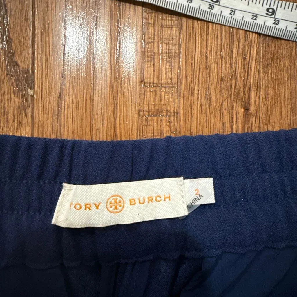 Tory Burch Addison crepe pull on trouser pant size 2 - Image 7