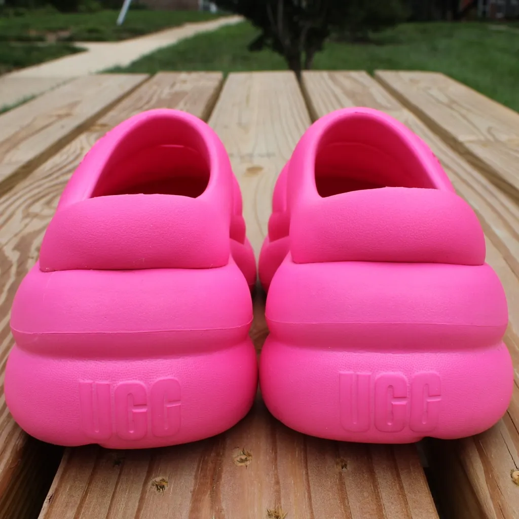 UGG Australia Sport Yeah Pink Eva Clog Sz 7 - Image 7