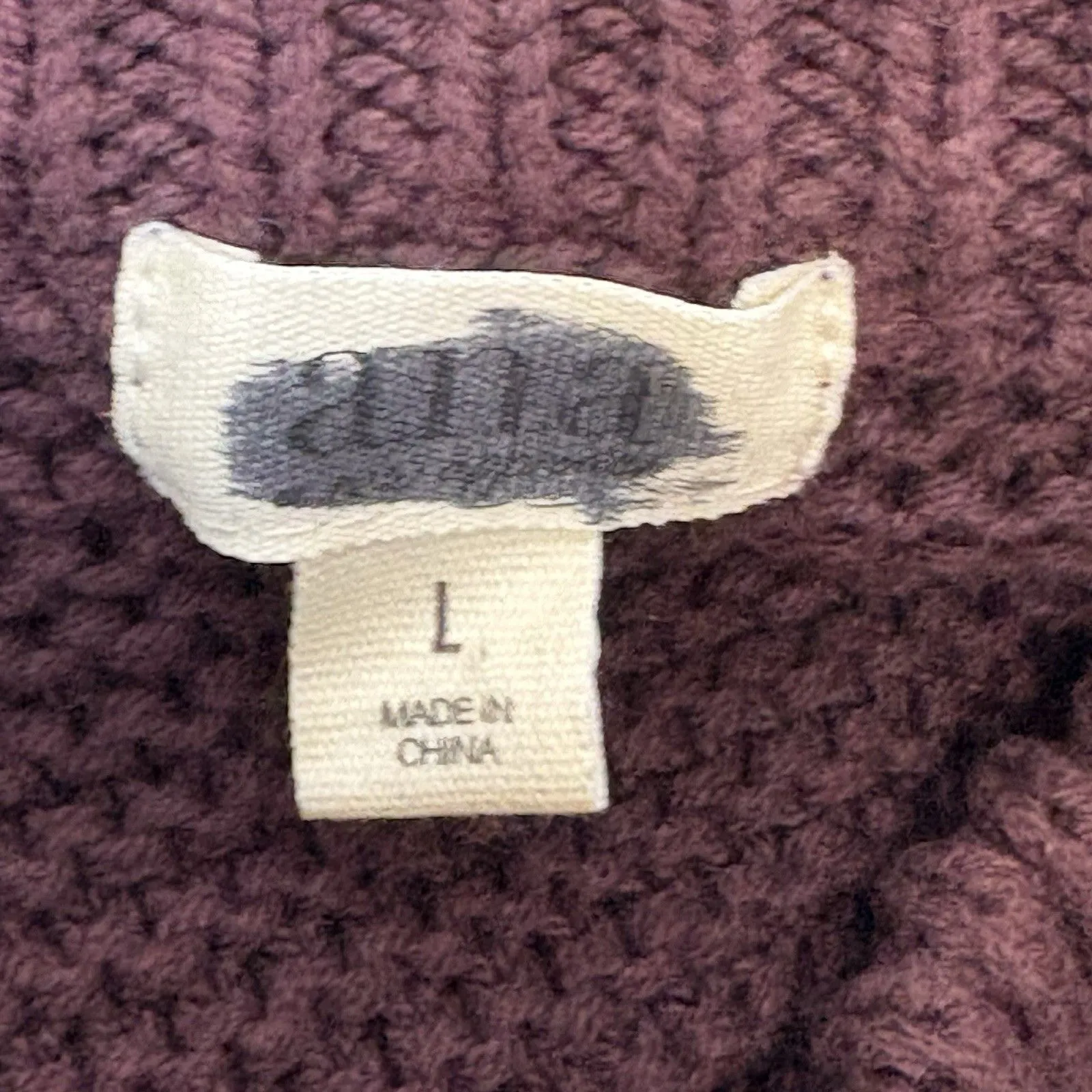 A.N.A Sweater Women's L Burnished Burgundy Long Sleeve Crew Neck - Image 4