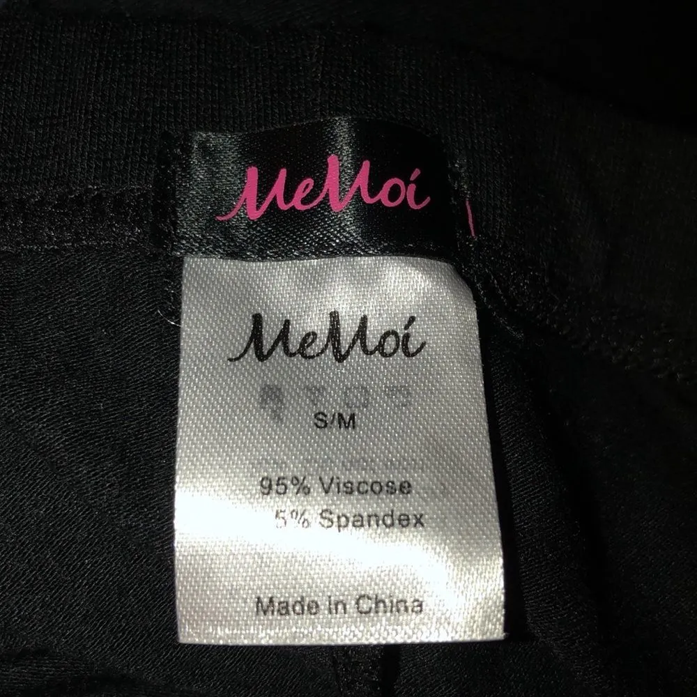 Me Moi Black Footless Tights Sequins S/M - Image 8