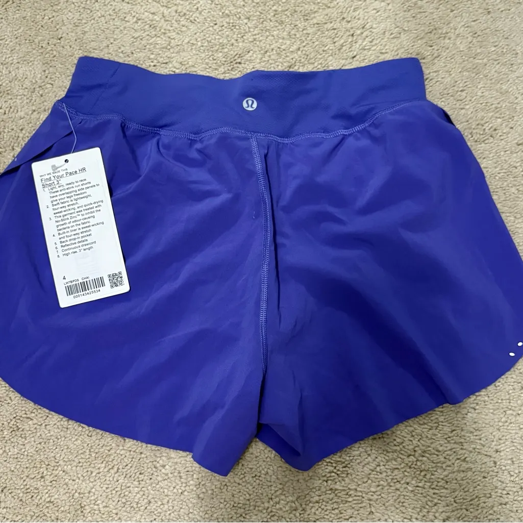 Lululemon Find Your Pace Shorts, NWT! - Image 2