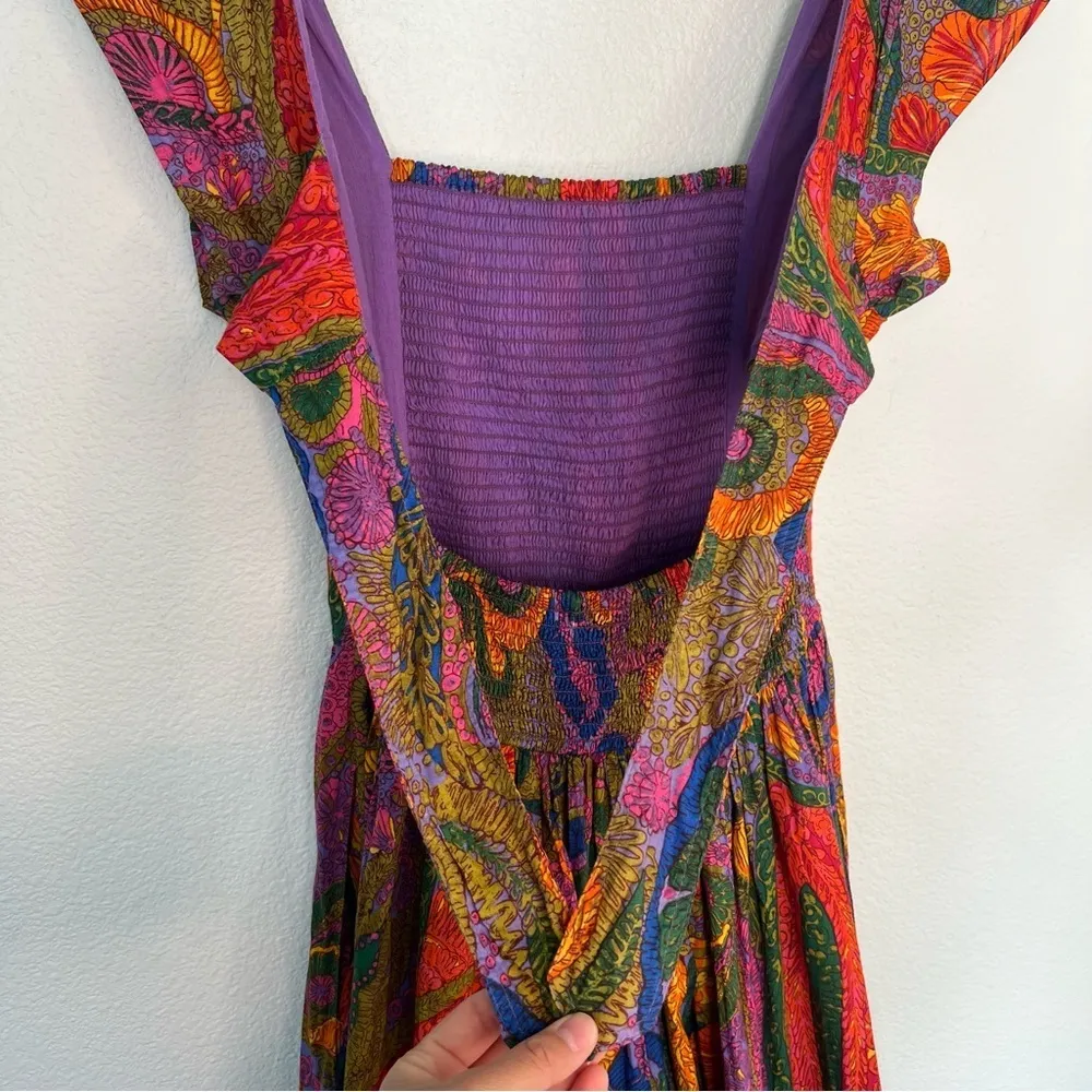 House of Harlow 1960 multicolored tie back viral dress extra small Size XS - Image 16