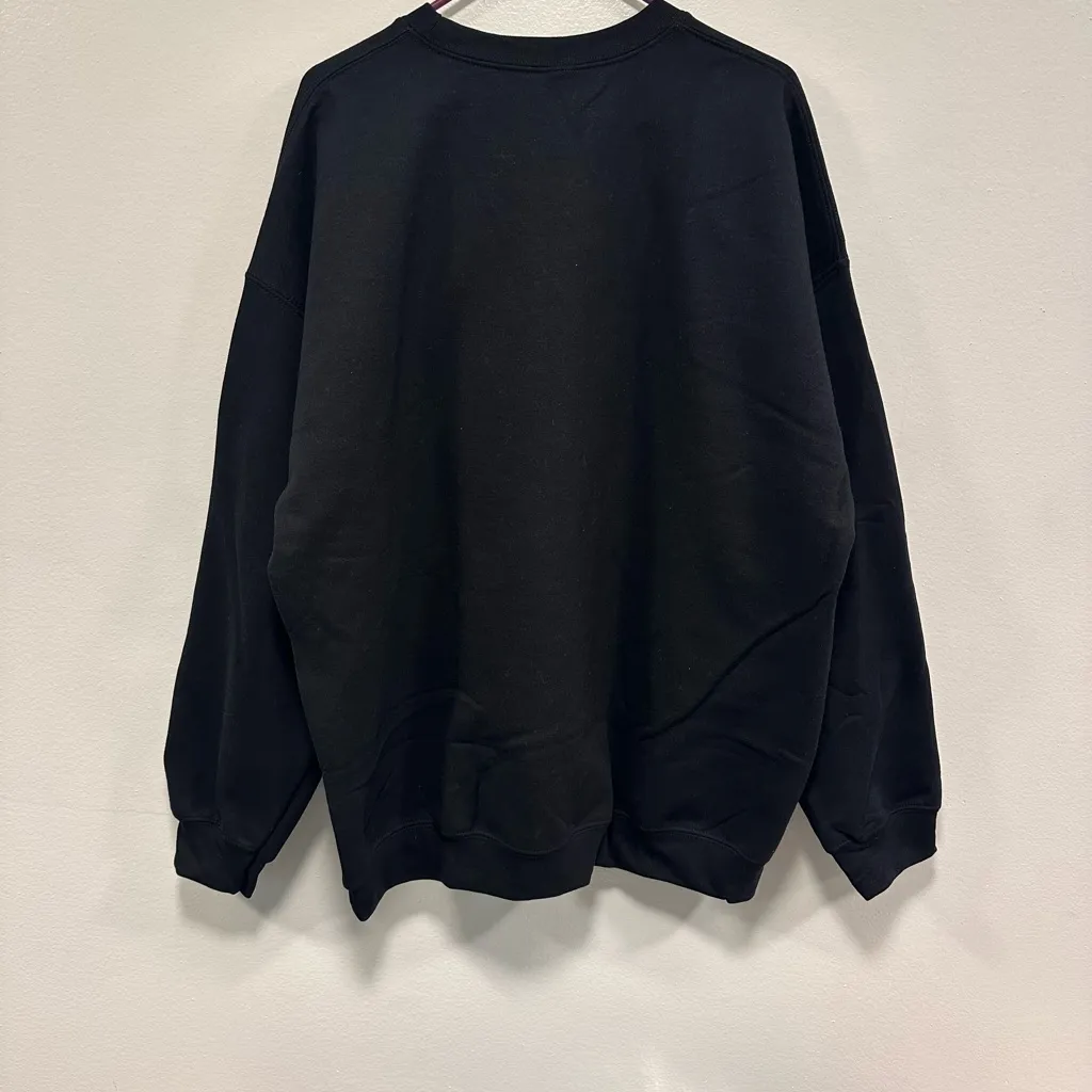 Detroit LionsNFL Black Sweatshirt with sequin sparkle Blue Lion Logo! Size XXL - Image 3