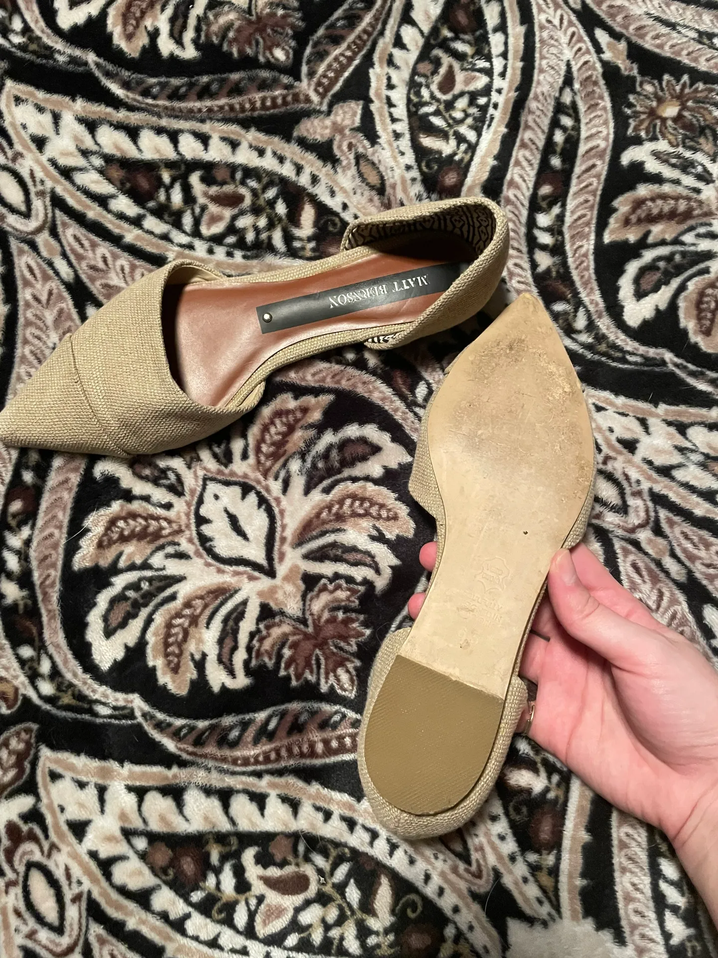 Canvas Perini D’Orsay Flats - Image 4