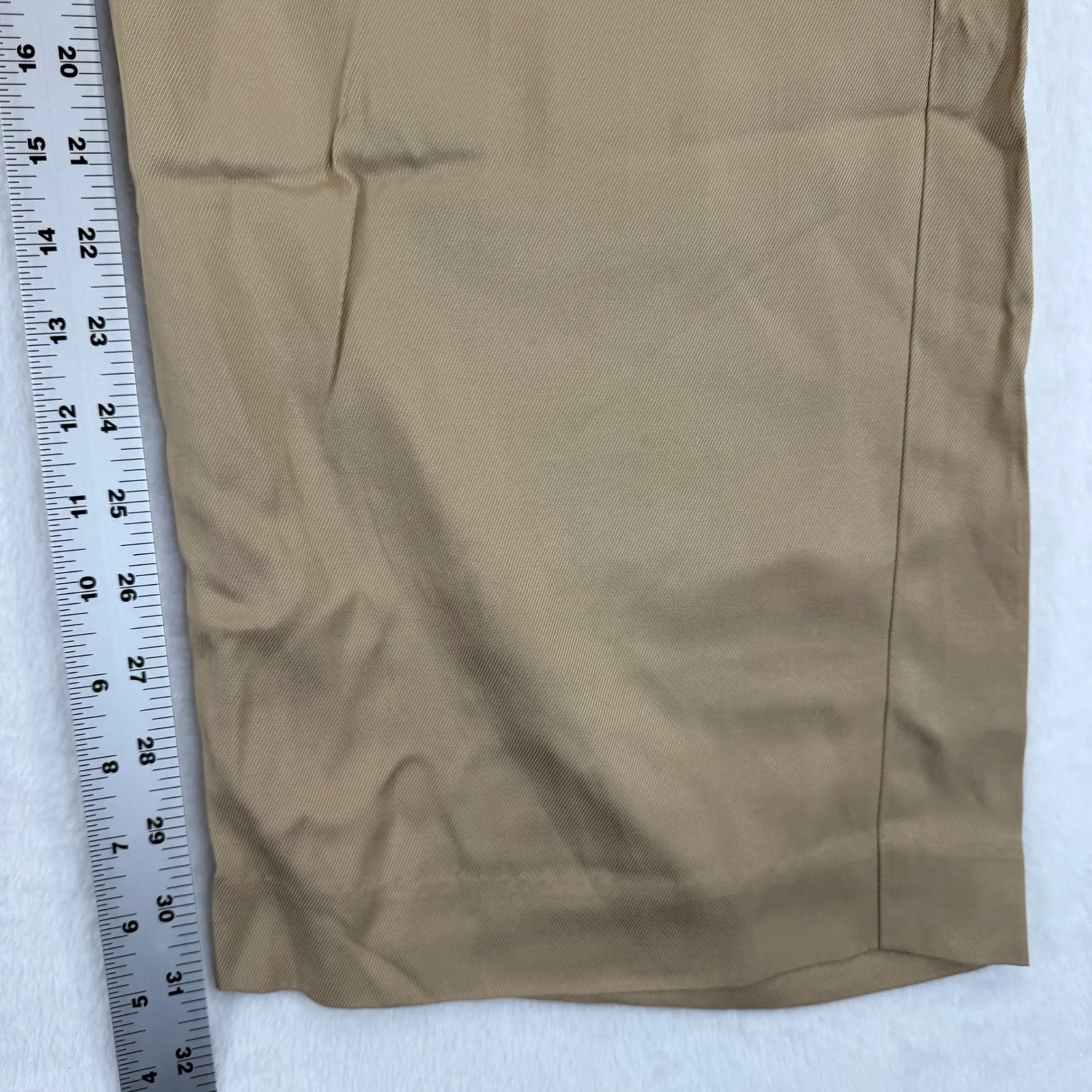 Lauren Ralph Lauren Tan Wide Leg Pleated Dress Pants Womens Size 6‎ - Image 4