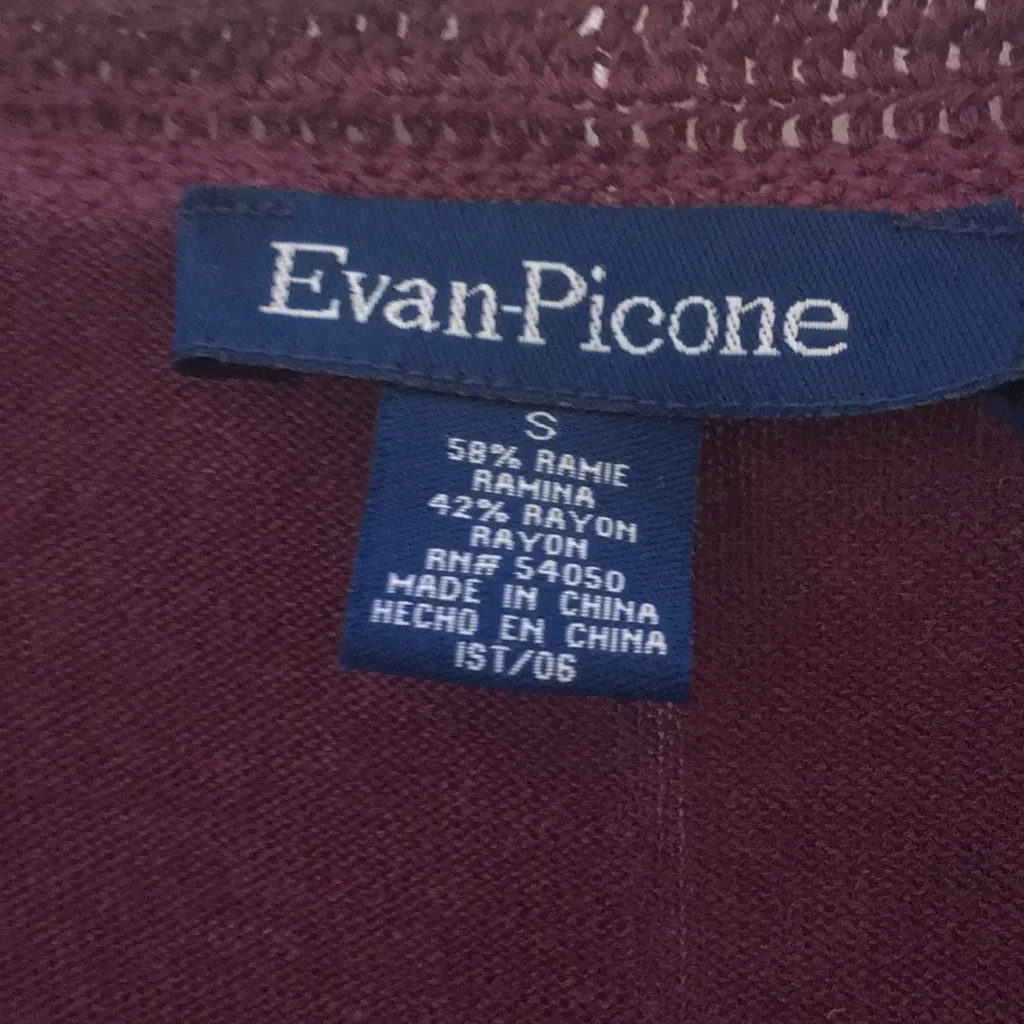 FINAL MARKDOWN Detailed Evan picone knit top small - Image 4
