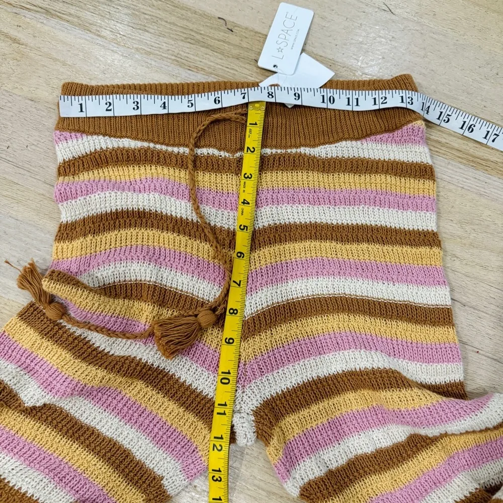 L* Space coverup knit stripe pants NEW - Image 6