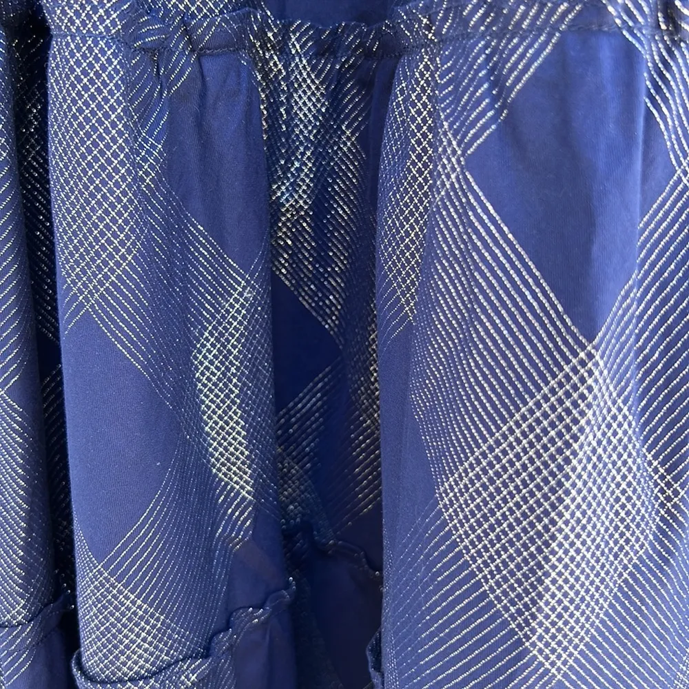 Hill House Ellie Nap Dress Navy Glitter Check, XS - Image 11