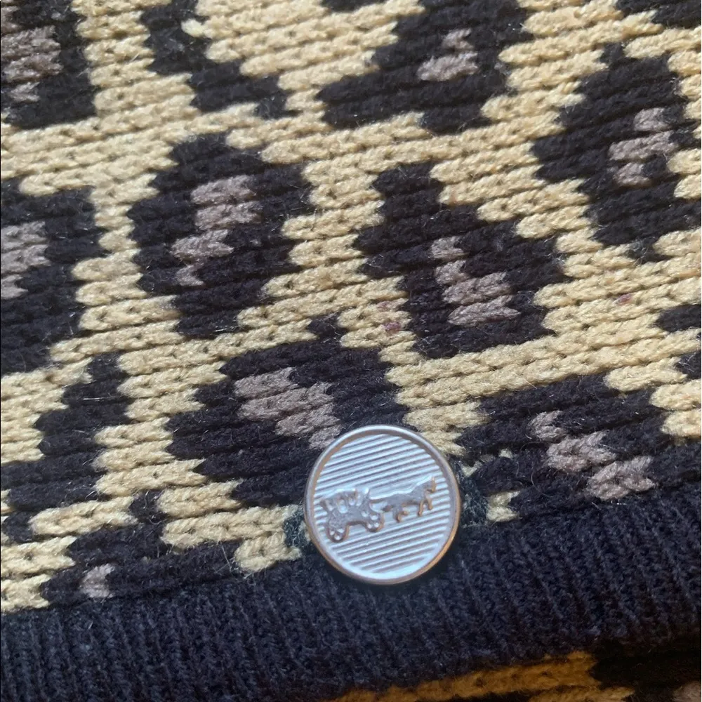 Vintage Tally Ho Leopard button up cardigan Size M Size M - Image 9