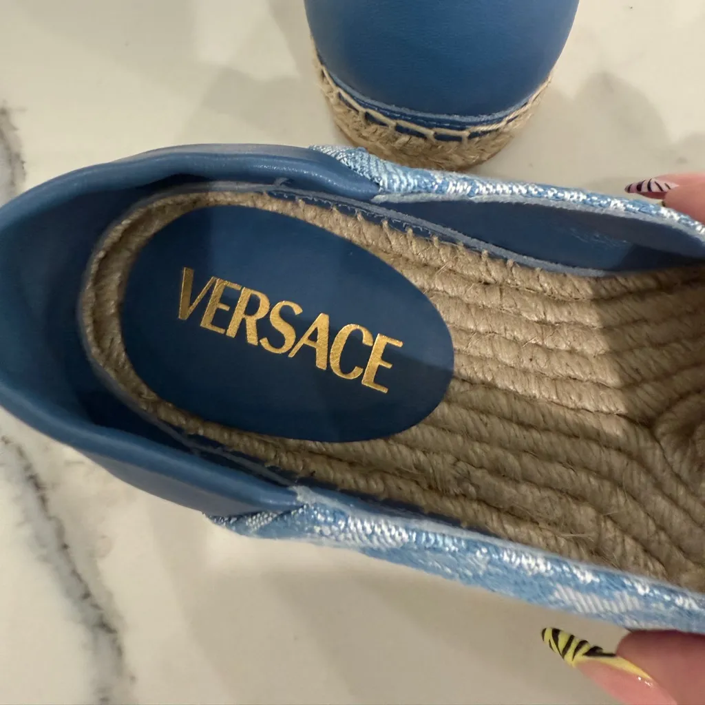 Versace Jacquard Espadrilles - Image 5