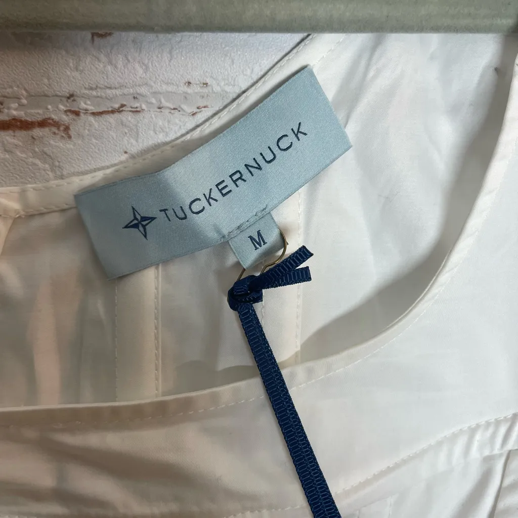 NWT Tuckernuck White Puff Sleeve Blouse - Image 2
