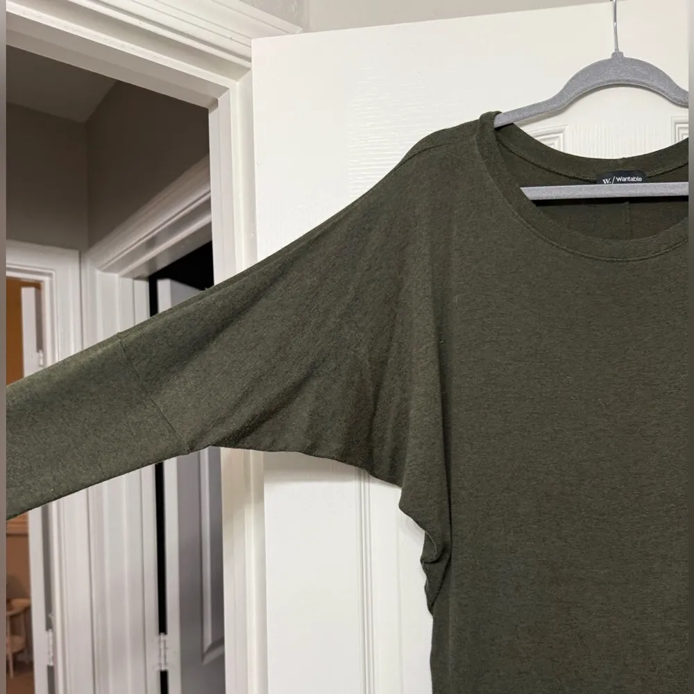 Wantable Hacci Dolman Top Olive XL Green - Image 8