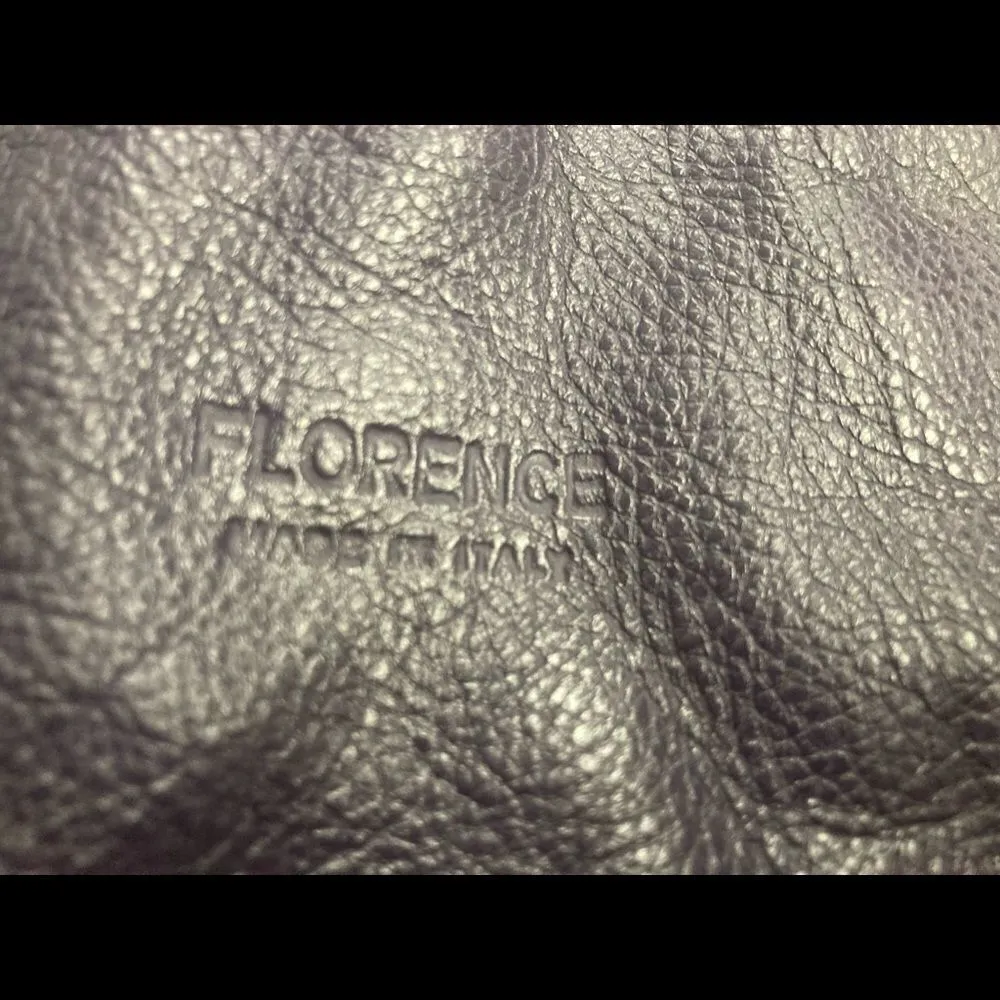 BORSE IN PELLE,Purple/BlueLeather Purse,OrangeSuedeInterior,15X3X8.5,Brand Stamp Purple - Image 2