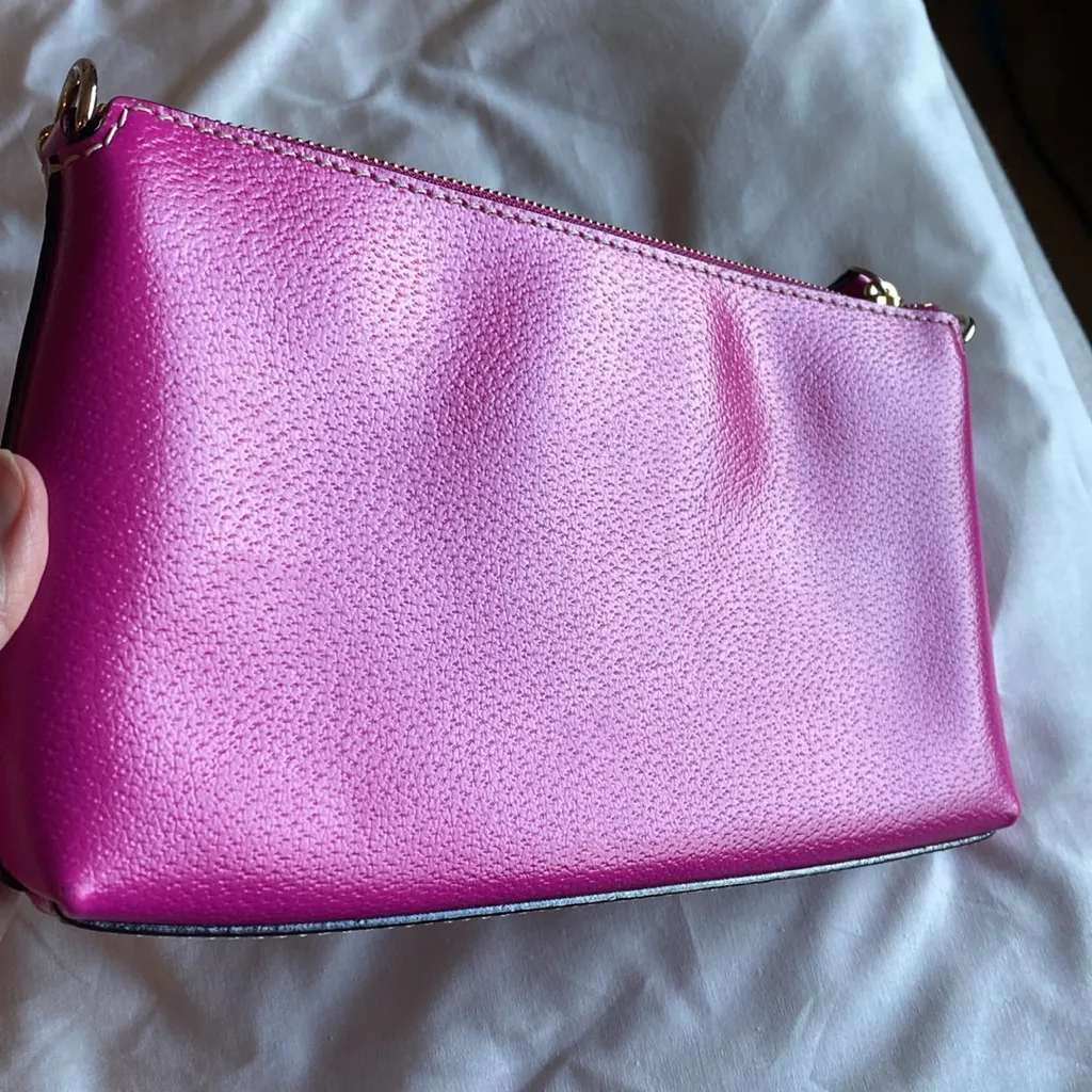 Kate Spade hot pink leather shoulder bag - Image 2
