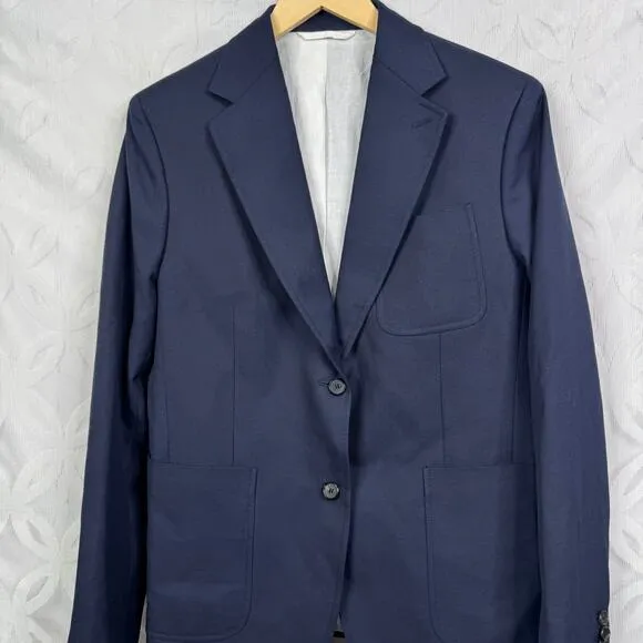 Calvin Klein 205W39NYC Prep School Blazer Navy Two - Image 8