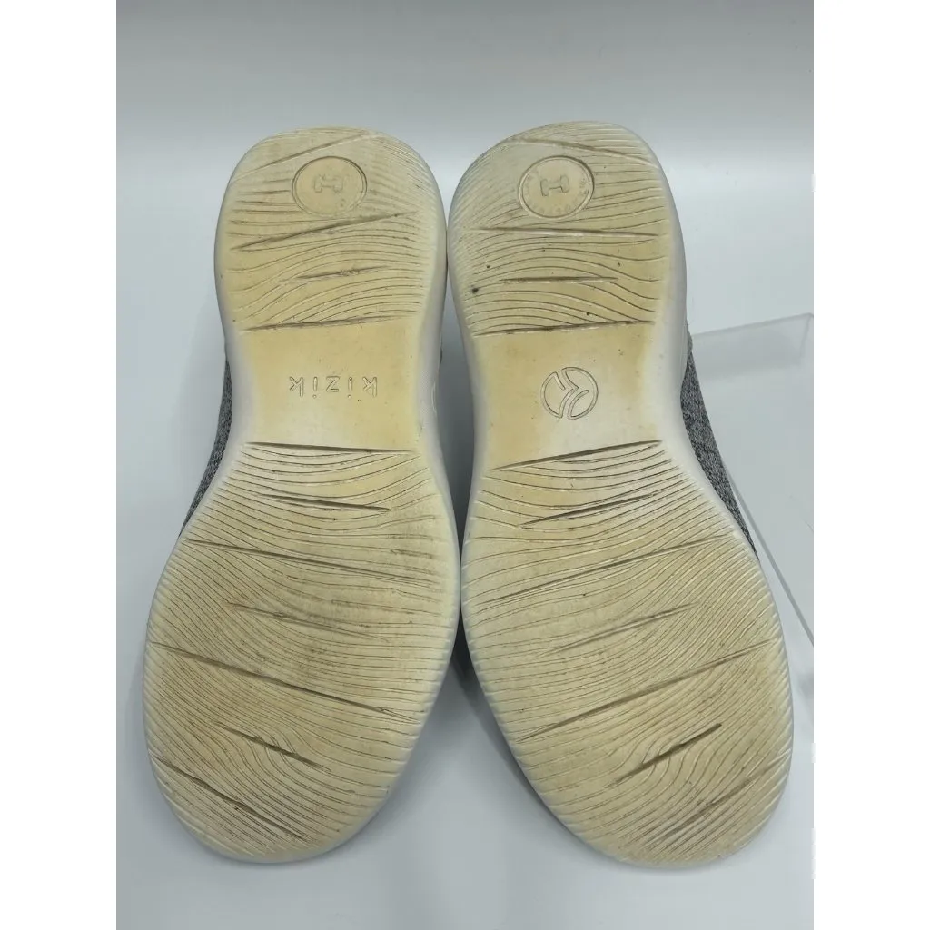 Kizik Madrid Eco Knit Grey Heathered Slip On Sneakers Women's Size 10 Wide Gray - Image 9