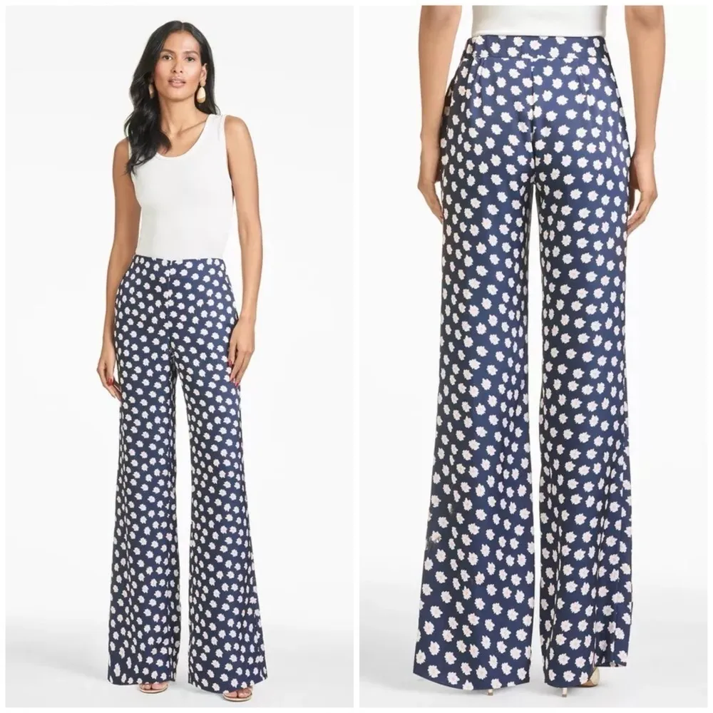 SACHIN + BABI Lana Pant In Navy And Pink Floral - Image 3