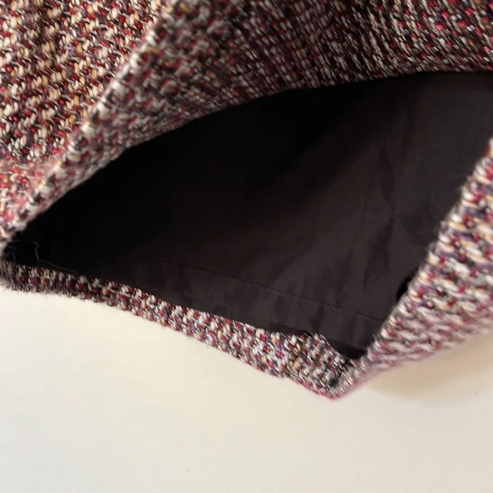 LOFT Outlet‎ Vibrant Tweed Pencil Skirt Size 4 Petite - Image 3