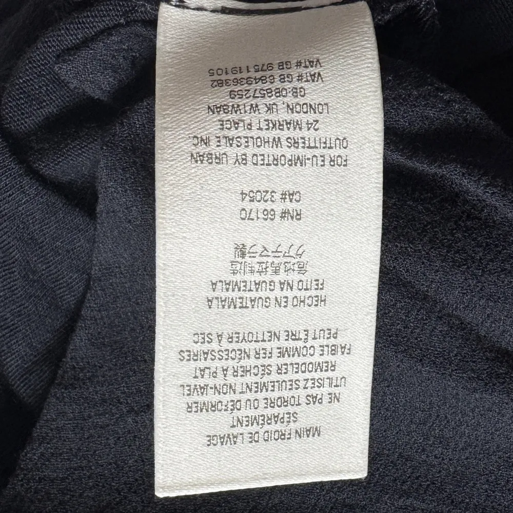 Free People We the Free Knot Me Tee in Black Size Small NWOT - Image 7