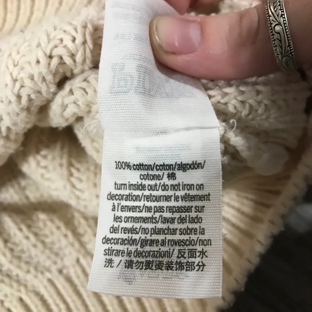 Victoria’s Secret Knit Ivory White Sweater; size X-Small - Image 4