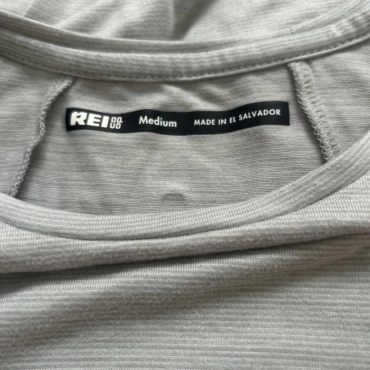 REI Women’s Gray Long Sleeve Tee Size Medium, Lightweight Breathable - Image 5