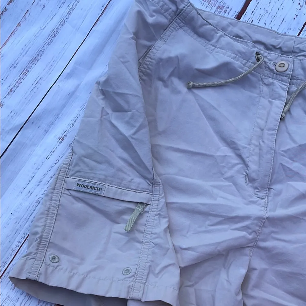 Woolrich Tan Cargo Shorts Relaxed Fit - Image 3