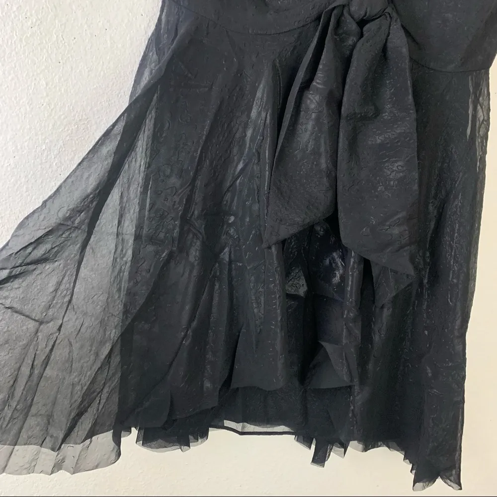 strapless tie front mesh layered short dress Size 8 ‘Good for You’ - Image 8