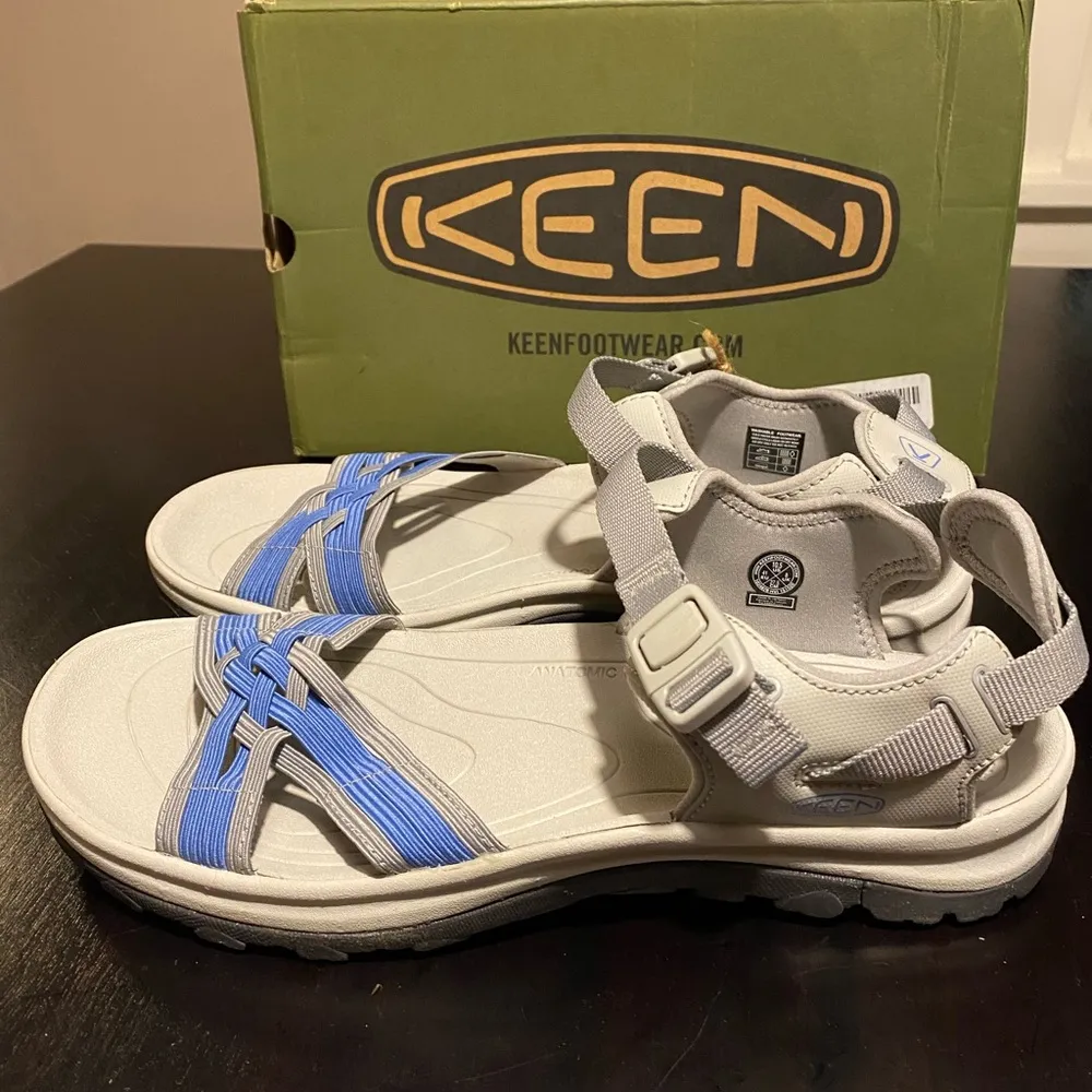 Keen Terradora II adventure sandal w/ traction & EVA footbed blue/grey size 10.5 - Image 5