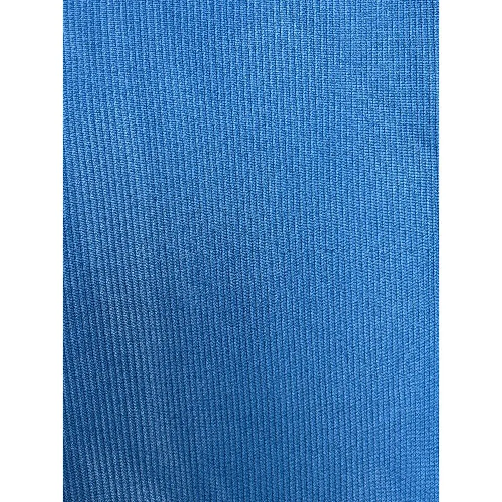 Babaton Women's 99158 Size L Blue Sculpt Knit Racer Mini Dress Sleeveless EUC - Image 4