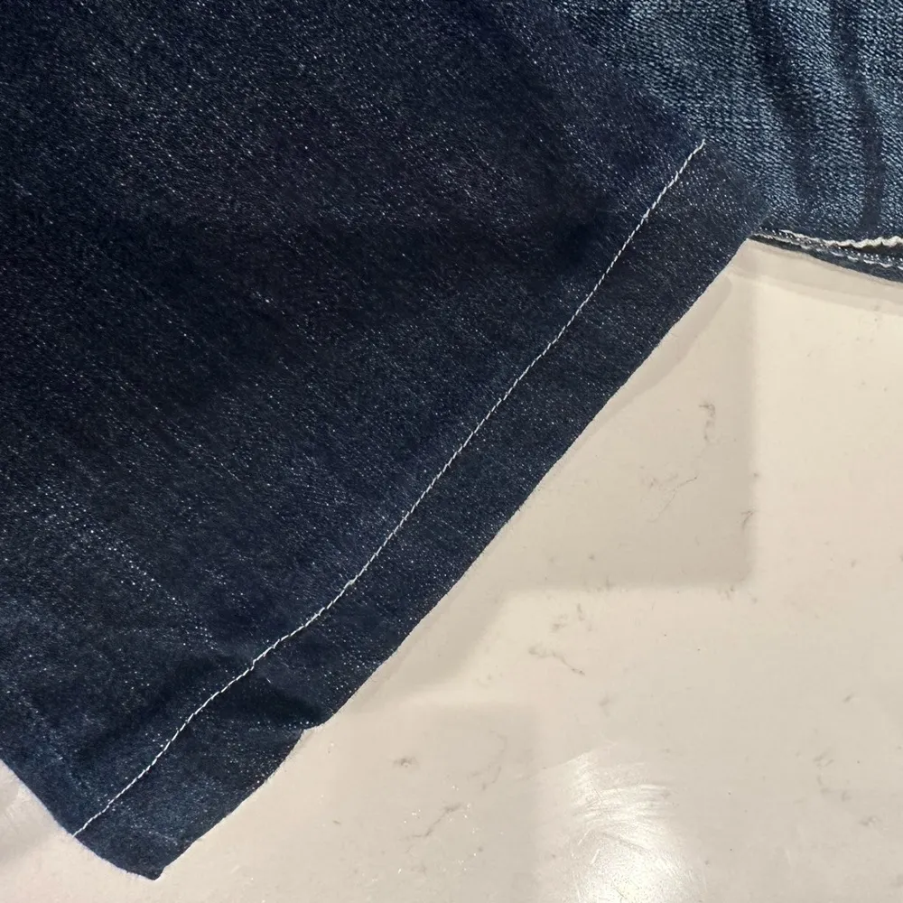 Miss Me Signature Boot Cut Crop Bling Jeans Dark Wash Size 27 - Image 9