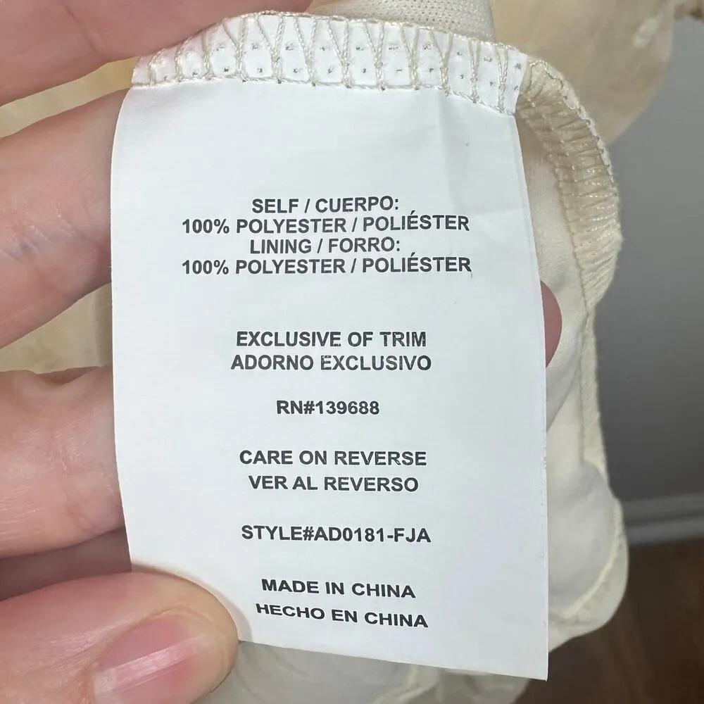 A Collective Story Dress Women M NWT Cream Midi Cream Lace #AD0181 - Image 15