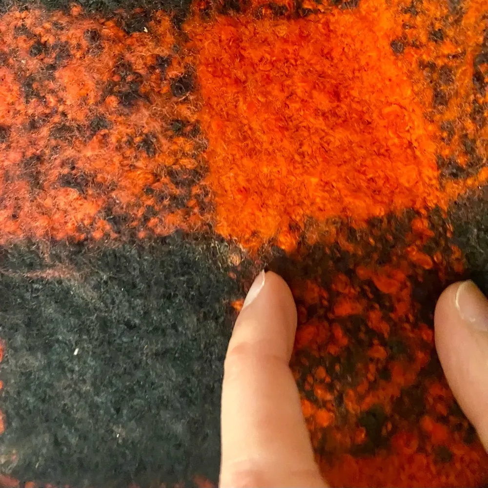 Classic Red & Black Buffalo Plaid Tassel Scarf Unisex Womens One Size - Image 10